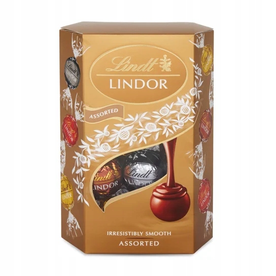 Czekoladki Lindt Lindor Praliny Krem Nadziewane Pralinki Mix Smak Assorted