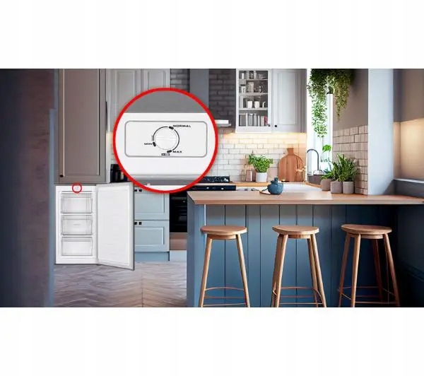 Zamrażarka szufladowa MPM 80-ZS-33/N 60 Litrów 40 dB Dark Inox