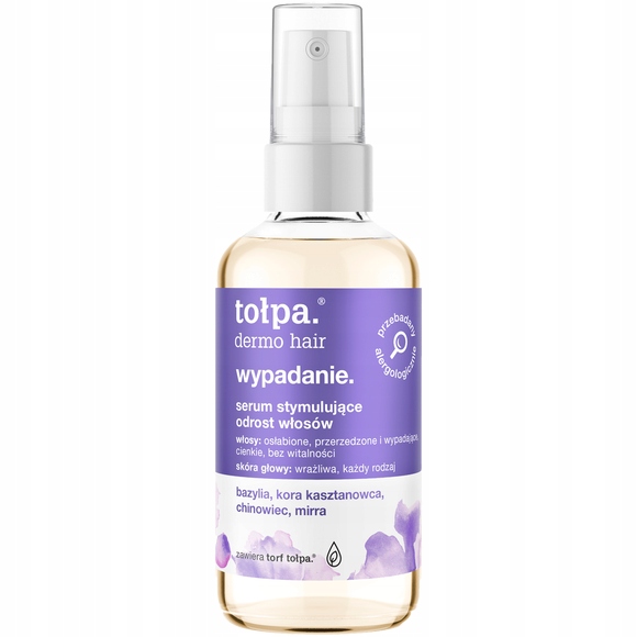 Serum stymulujące odrost włosów przeciw wypadaniu łysieniu TOŁPA 100 ml