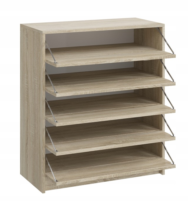 SZAFKA NA BUTY, KOMODA 5 K SONOMA 74 x 85 x 35CM PRZEDPOKÓJ