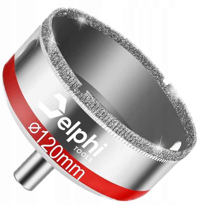 OTWORNICA DIAMENTOWA ⌀ 120mm KORONKA GALWANICZNA DO GRESU PŁYTEK