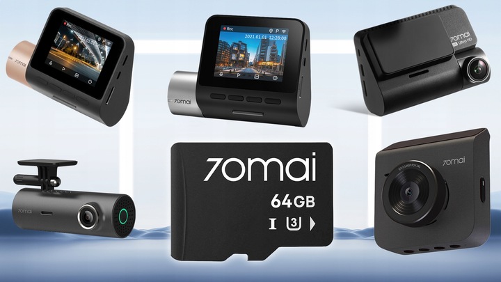 Oryginalna karta pamięci do kamer wideorejestratorów 70mai pojemność 64GB