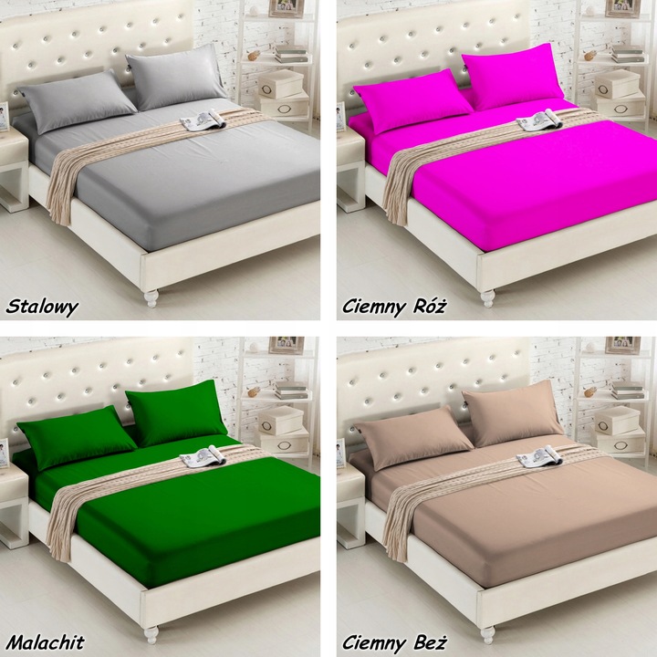 PRZEŚCIERADŁO Z GUMKĄ 100% BAWEŁNA 140X200 + 25