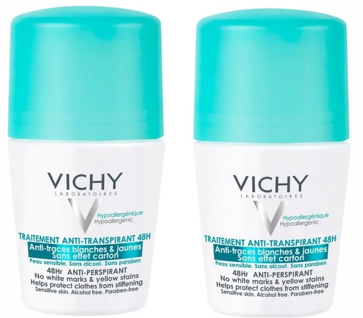 Vichy antyperspirant w kulce przeciw śladom na ubraniach 48 h 50 ml