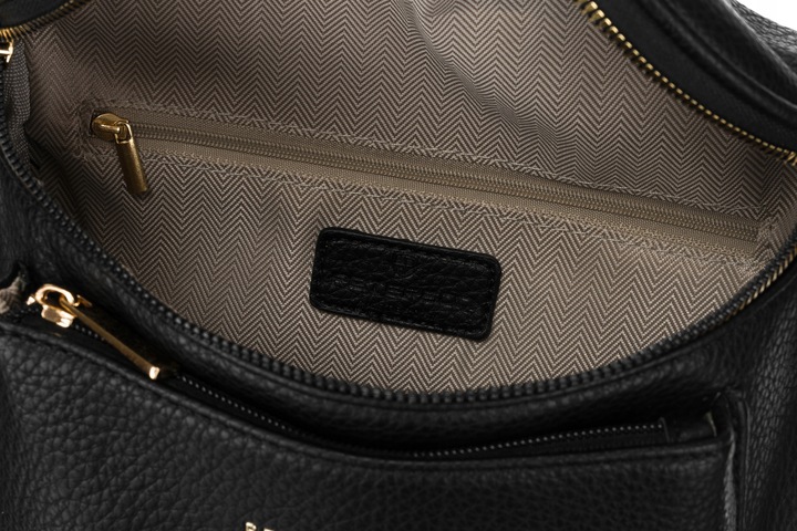 Torebka damska saszetka crossbody listonoszka miejska modna suwak PETERSON