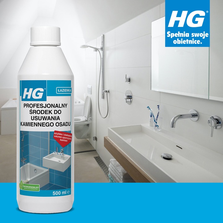 HG środek do usuwania kamienia osadu z mydła zacieków odkamieniacz