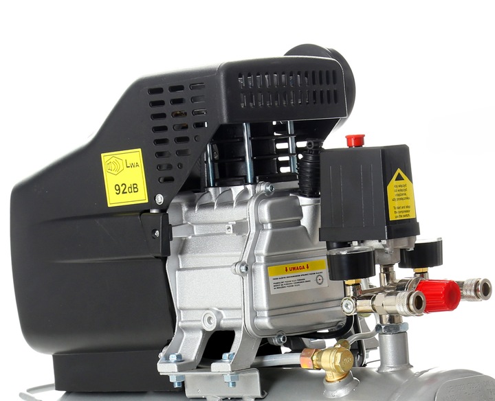 SPRĘŻARKA POWIETRZA KOMPRESOR OLEJOWY 3,4KM 24L + ZESTAW PNEUMATYCZNY