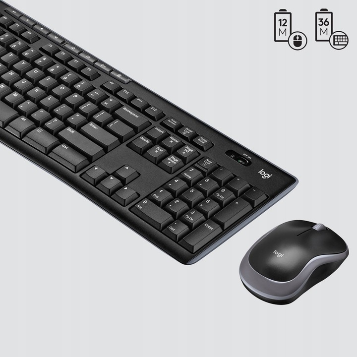 Klawiatura i mysz bezprzewodowa Logitech MK270