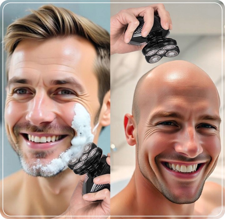Golarka męska trymer maszynka do golenia do brody włosów głowy 5w1