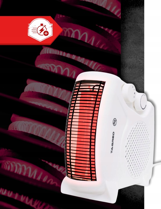 Farelka Elektryczna Termowentylator Grzejnik Ciepło Nawiew Zimno 2000W