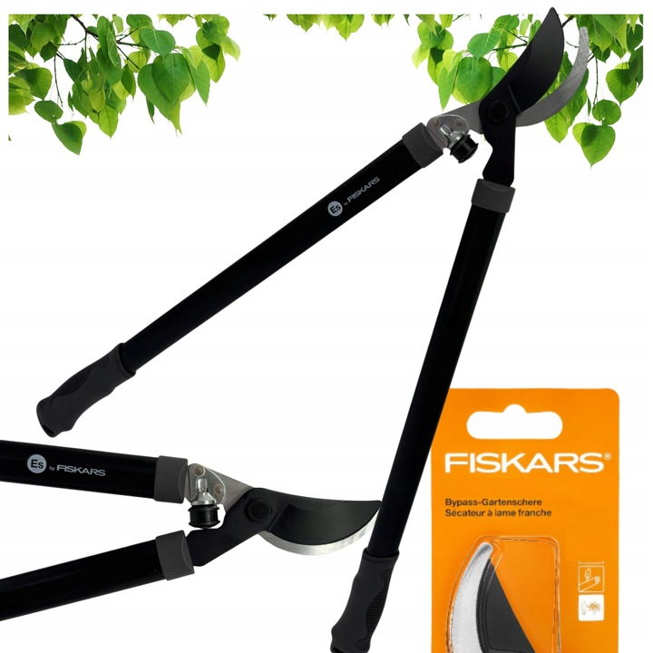 SEKATOR NOŻYCOWY OSTRY FISKARS NOŻYCE DWURĘCZNE DO GAŁĘZI OGRODU