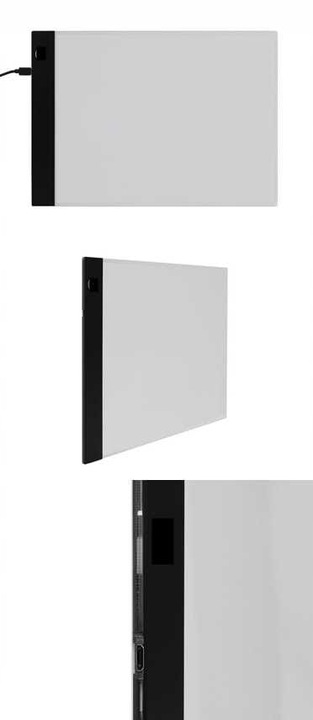 Tablet graficzny Deska Kreślarska do Rysowania dla Dzieci LED A4 Kalka