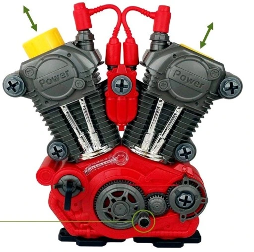 Mały mechanik silnik do skręcania i rozkręcania