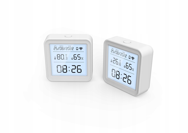 CZUJNIK TEMPERATURY I WILGOTNOŚCI TERMO-HIGRO TUYA SMART LIFE WIFI