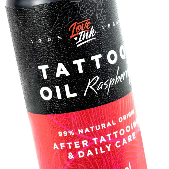 Olejek do Pielęgnacji Tatuażu Loveink Tattoo Oil Raspberry 100ml