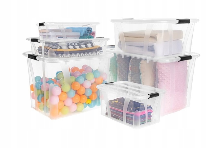 POJEMNIK PLASTIKOWY 21l pudło pojemniki plastikowe MaxBox na zabawki