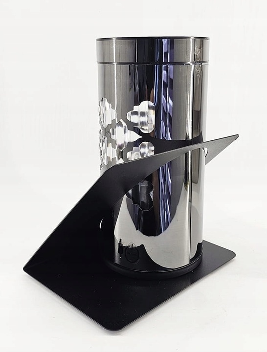 SOLARNY ZNICZ LED NAGROBNY SREBRNY WYTRZYMAŁY WIECZNA LAMPKA PARIS 23CM