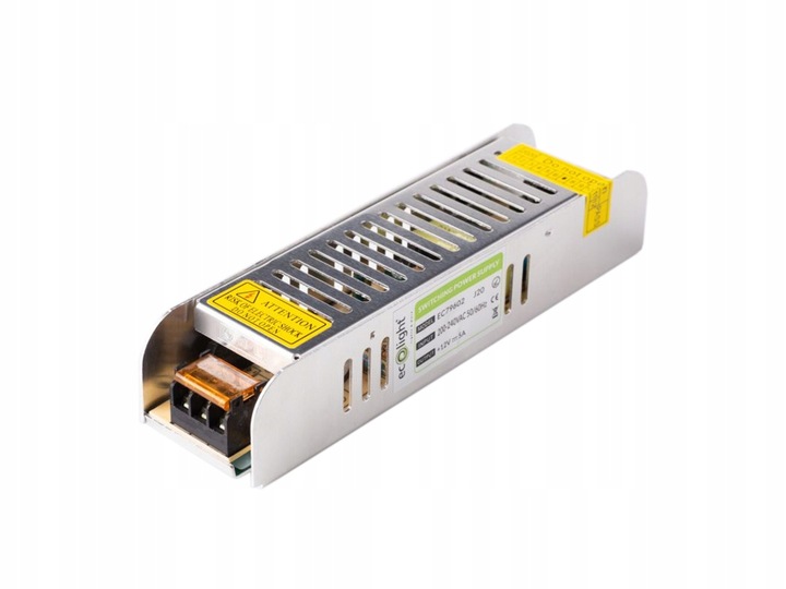 Zasilacz LED 12V Slim 80W Do Taśmy LED EcoLight