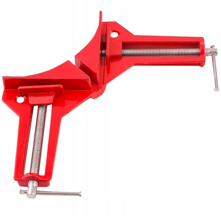 ŚCISK KĄTOWY STOLARSKI IMADŁO NAROŻNE ŚRUBY UCHWYT METALOWY 4 SZT