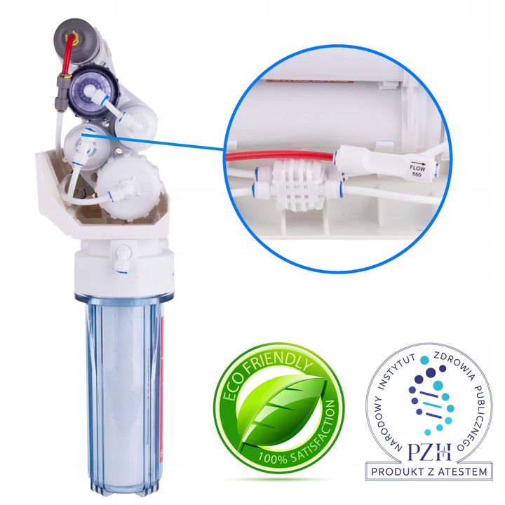 RO8 ODWRÓCONA OSMOZA JONIZATOR STRUKTURYZATOR