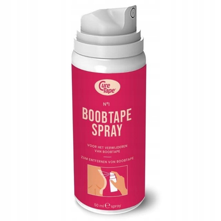 SPRAY DO USUWANIA TEJPÓW kinesiotaping CureTape Boob Tape Remover - 50 ml