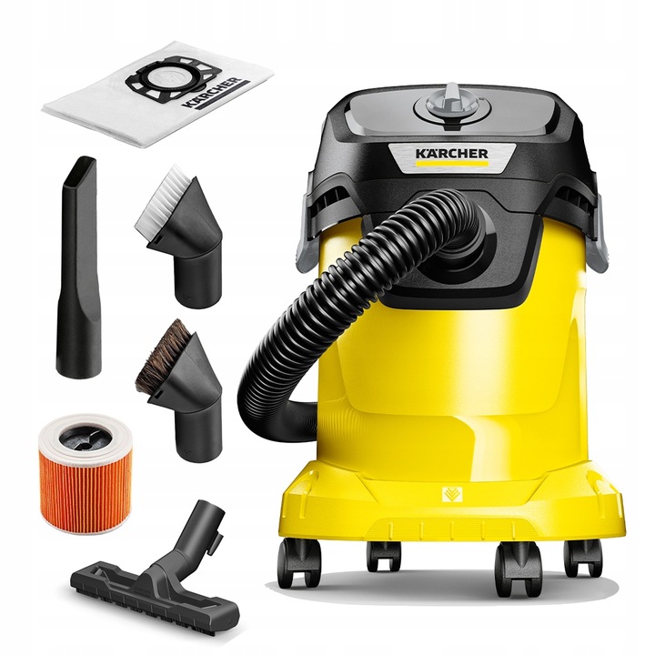 Odkurzacz przemysłowy Karcher K WD3 1.628-443.0 Mocny Na sucho i mokro