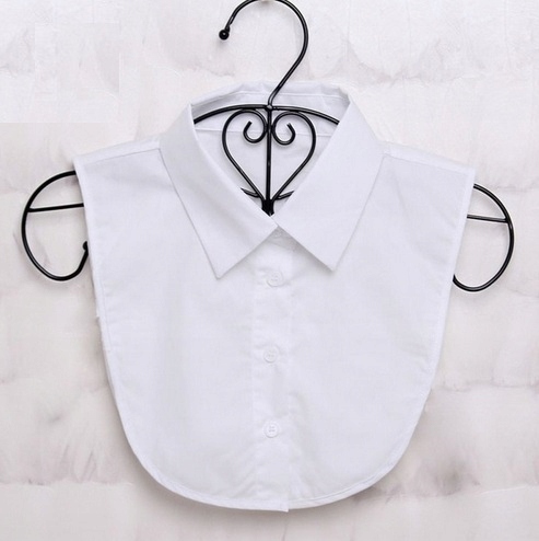 Fałszywa koszula kołnierz z zapięciem