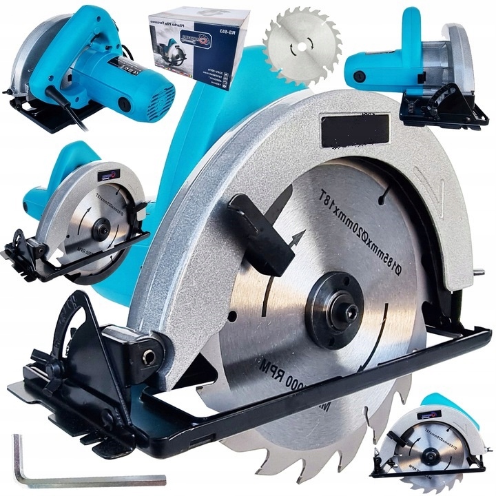 PILARKA KRAJZEGA PIŁA TARCZOWA RĘCZNA DO DREWNA PRZECINARKA + ZESTAW