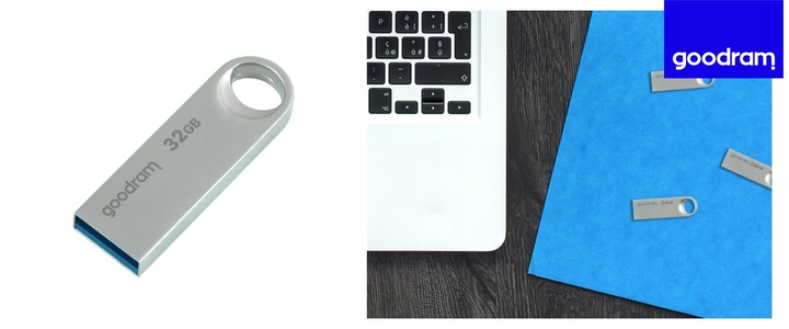Pendrive GOODRAM 32 GB UNO3 Silver USB 3.2