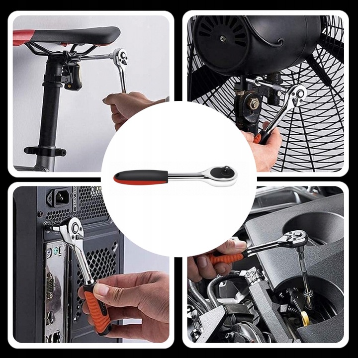 ZESTAW KLUCZY NASADOWYCH KLUCZE NASADOWE 46el TORX WKRĘTAKI IMBUSY