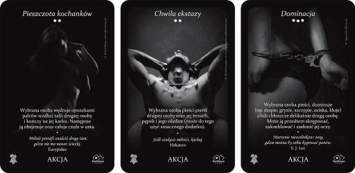 GRA EROTYCZNA Arkana Miłości DELUXE gadżety PREZENT NA WALENTYNKI