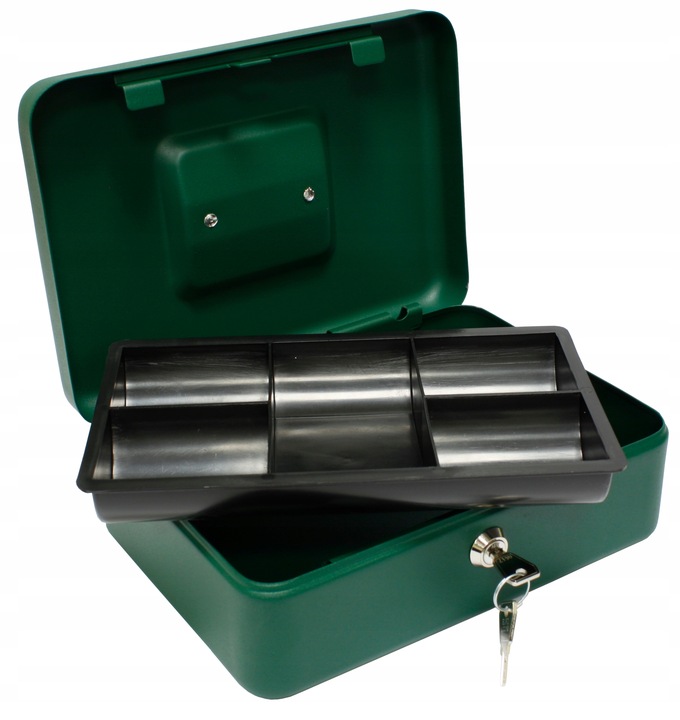 KASETKA NA PIENIĄDZE 1,3 KG 250x180x90 SEJF kaseta