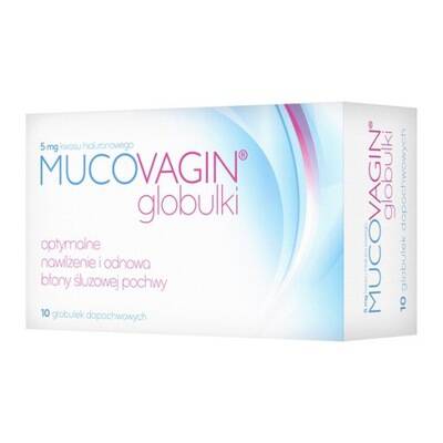 Mucovagin Globulki dopochwowe nawilżające 10 sztuk