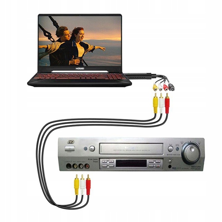 NAGRYWARKA OBRAZU VHS - RCA (CINCH) DO USB