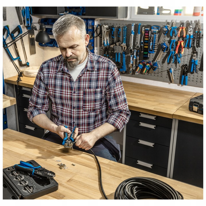 ŚCIĄGACZ IZOLACJI 0,05 - 10mm SZCZYPCE DO ŚCIĄGANIA IZOLACJI Hogert