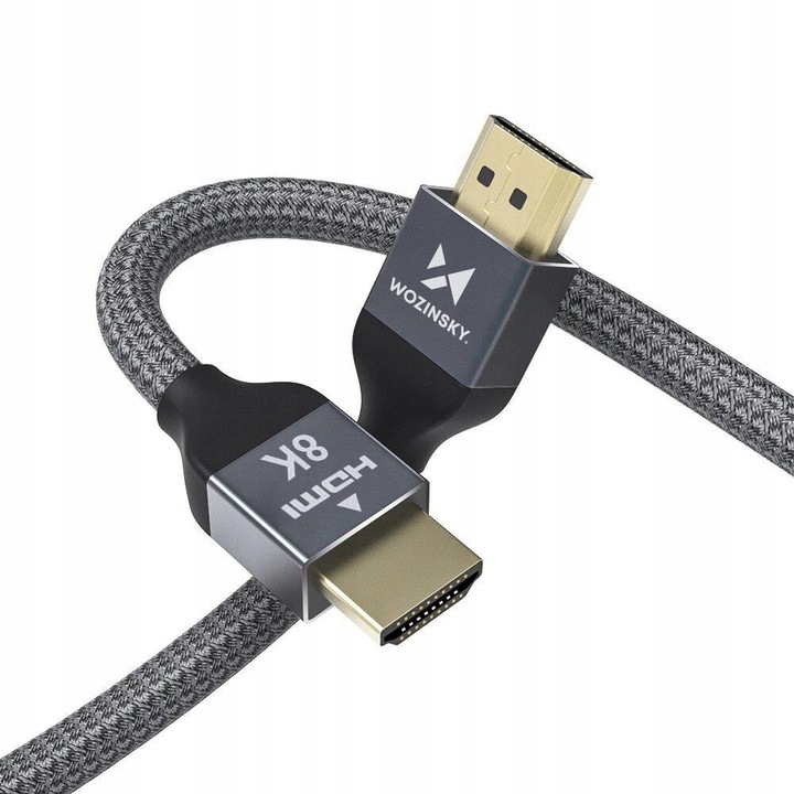 Kabel HDMI 2.1 PRZEWÓD ULTRA High Speed 8K/60HZ 4K/120HZ CERTYFIKOWANY