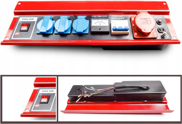 AGREGAT PRĄDOTWÓRCZY GENERATOR 6.5KM 380V/230V/12V RK9500WH