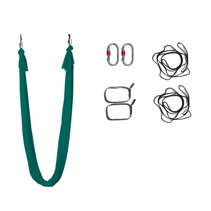 Szarfa akrobatyczna HUŚTAWKA SENSORYCZNA CHUSTA DO AERIAL JOGA 4 metrów