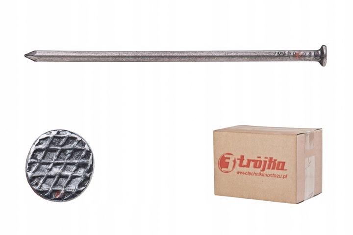 GWOŹDZIE BUDOWLANE CZARNE 4" 100mm 4x100mm | 5KG