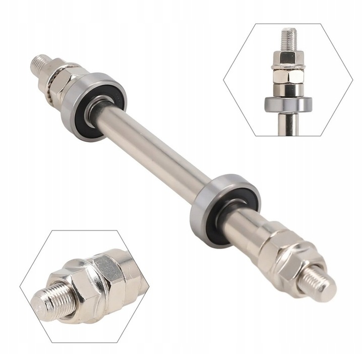 OŚ ROWEROWA NA ŁOŻYSKA TYLNEGO KOŁA NA WOLNOBIEG