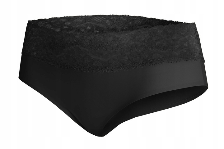 JULIMEX Hipster Bezszwowe Figi Classic Czarny XL