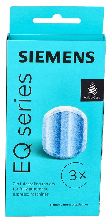 Tabletki do odkamieniania czyszczenia ekspresu Siemens TZ80002 2w1