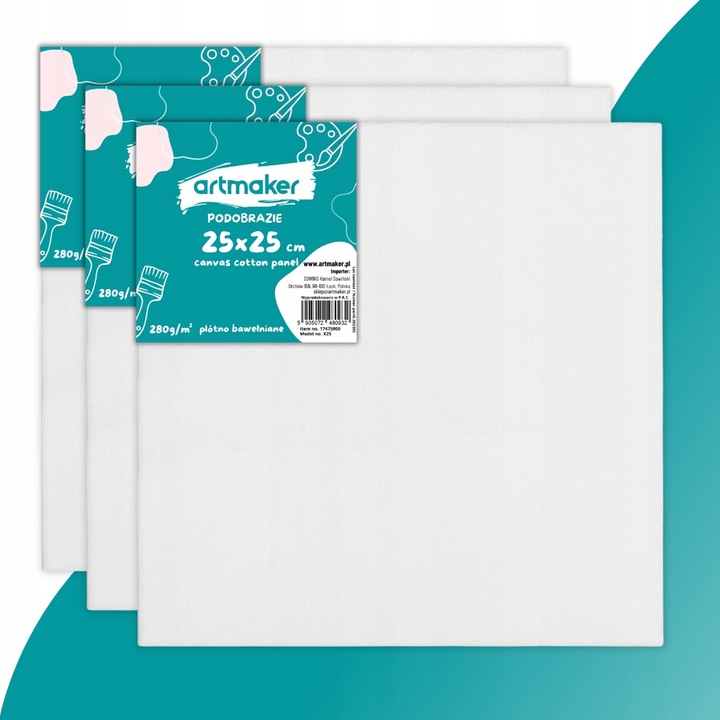 Zestaw SET do malowania artystyczny sztaluga farby