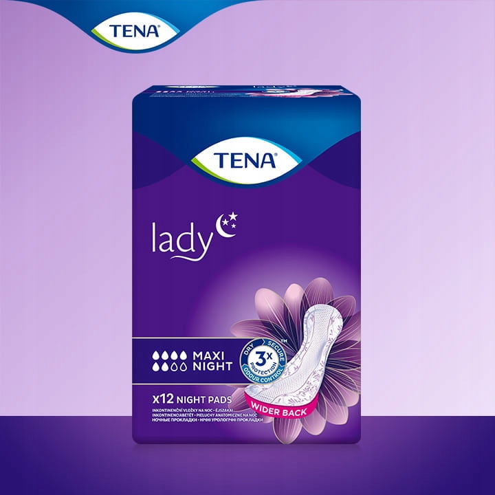 Tena Lady Maxi Night podpaski anatomiczne 12 sztuk