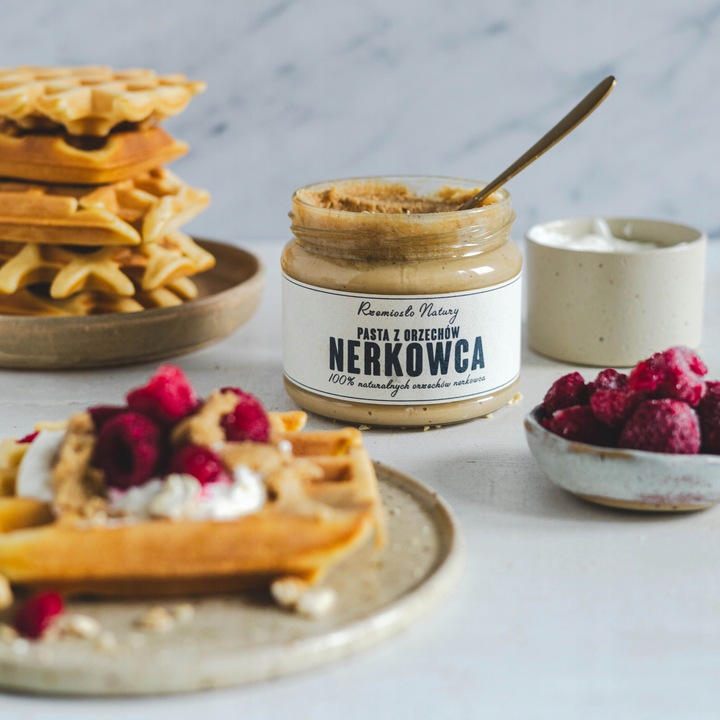 PASTA Z ORZECHÓW NERKOWCA 100% - 300g - Rzemiosło Natury
