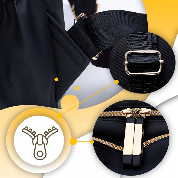 PLECAK DAMSKI MIEJSKI CZARNY POJEMNY DAMSKA TORBA NA RAMIĘ DO PRACY SZKOŁY