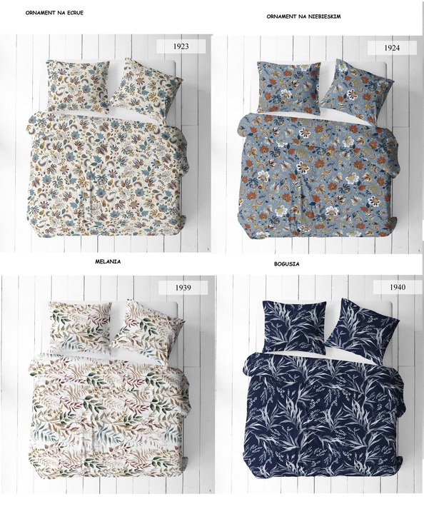 KOMPLET POŚCIELI BAWEŁNIANEJ BAWEŁNA 140x200cm+ 2x70x80 cm
