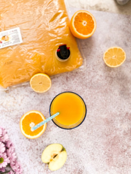 SOK POMARAŃCZOWY Z POMARAŃCZY POMARAŃCZA TŁOCZONY 100% NFC ŚWIEŻY 5L