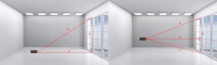 DALMIERZ LASEROWY 40M CYFROWY MIERNIK ODLEGŁOŚCI POZIOMICA LASEROWA