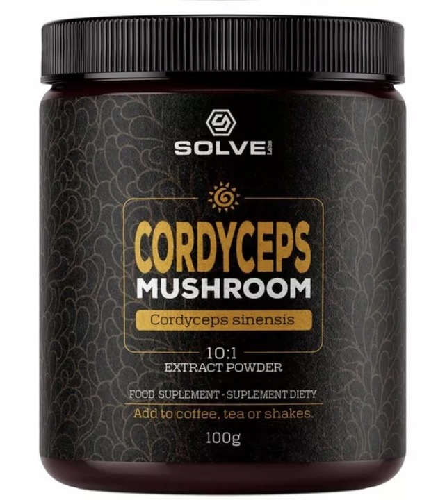 SOLVE LABS Cordyceps Maczużnik Chiński 10:1 proszek 100g
